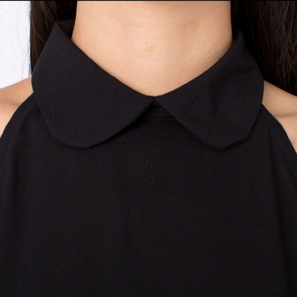 American Apparel Black Bib Dress Size XS /S - Picture 11 of 14